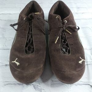 PUMA Womens Size 10 Med Suede Leather Sneaker Shoe